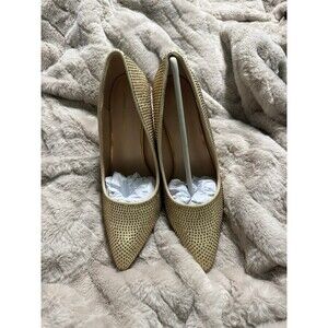 Lauren Lorraine NEW Bronze Gold High Heels Size 8.5